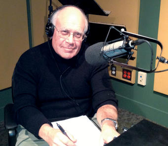 David Alpern ’63 has interviewed many of the biggest names in politics and entertainment from his radio studio. PHOTO: JESSICA GRESKO ’05